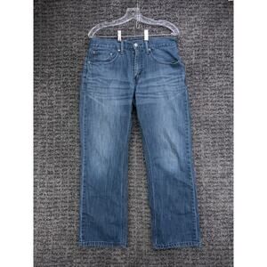 Levis 559 Jeans Mens 32x29 (Tag 31x30) Blue Relaxed Straight Distressed Denim